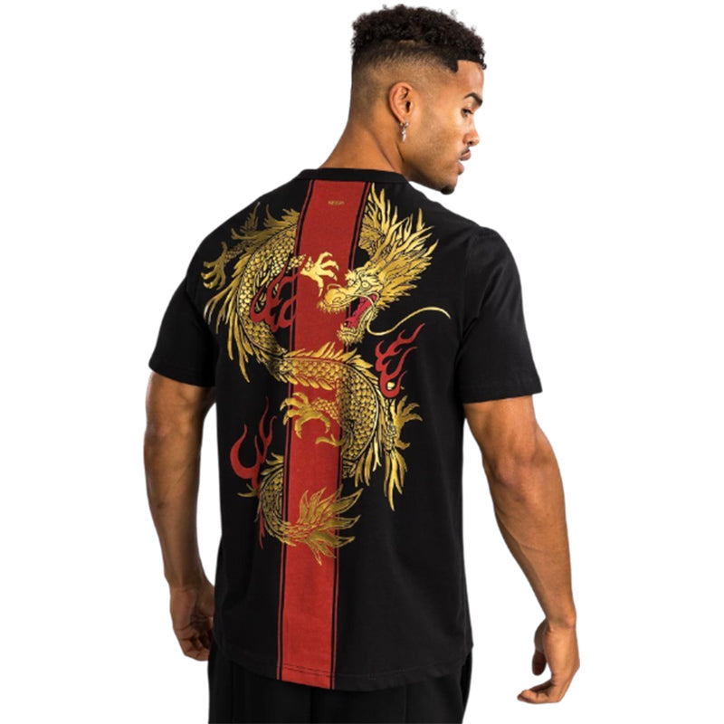Tekken 8 Marshall Law T-shirt Black Red Gold