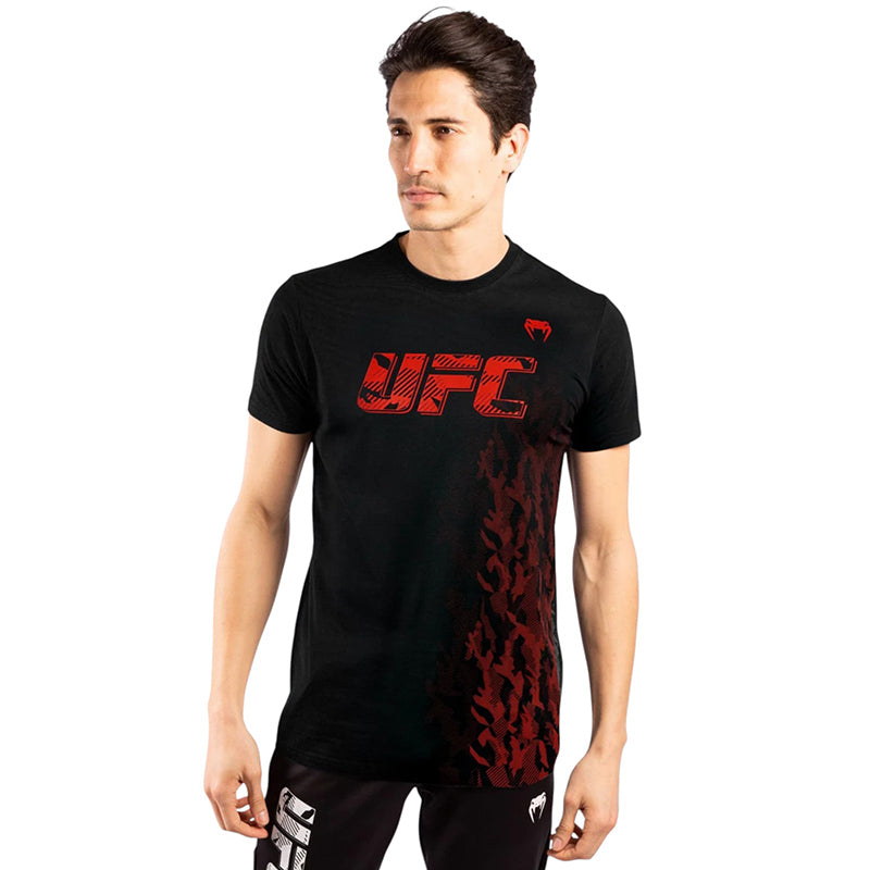UFC Venum Authentic Fight Week Mens Black Short Sleeve T-shirt