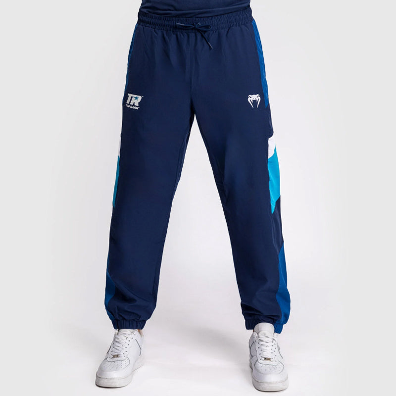 X Top Rank Original Hooded Tracksuit Pants Navy Blue
