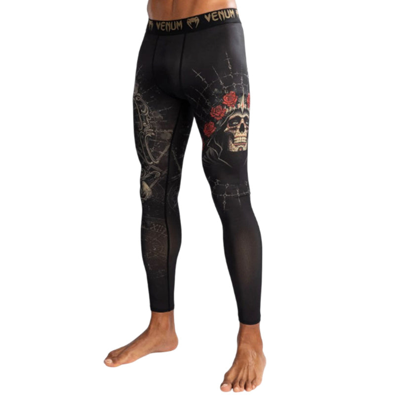 Santa Muerte 5.0 Spats Deep Black Gold