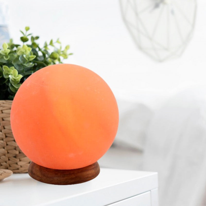 Salzlampe Mond