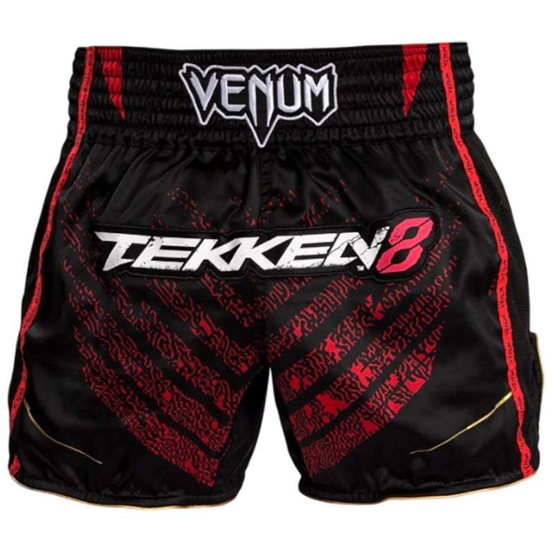 Tekken 8 Marshall Law Muay Thai Shorts Black Red Gold