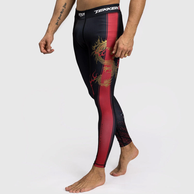 Tekken 8 Marshall Law Spats Black Red gold
