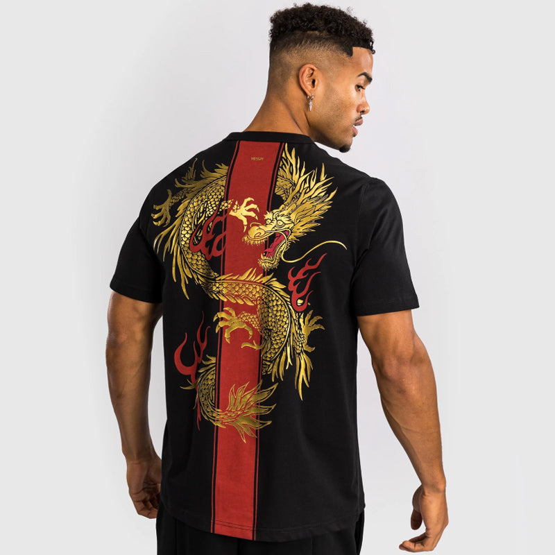 Tekken 8 Marshall Law T-shirt Black Red Gold