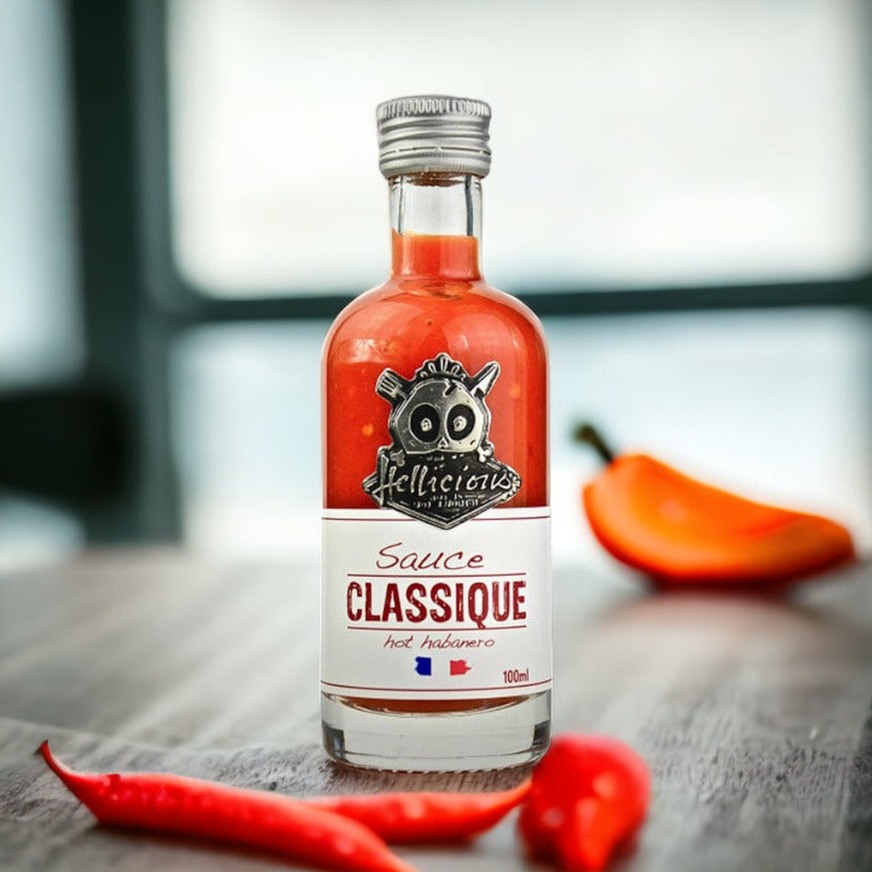 Klassische scharfe Habanero-Hellicious-Sauce