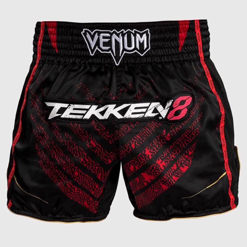 Tekken 8 Marshall Law Muay Thai Shorts Black Red Gold