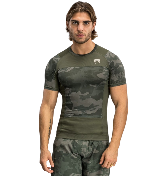 G-Fit Air Short Sleeve Rashguard Army Camo
