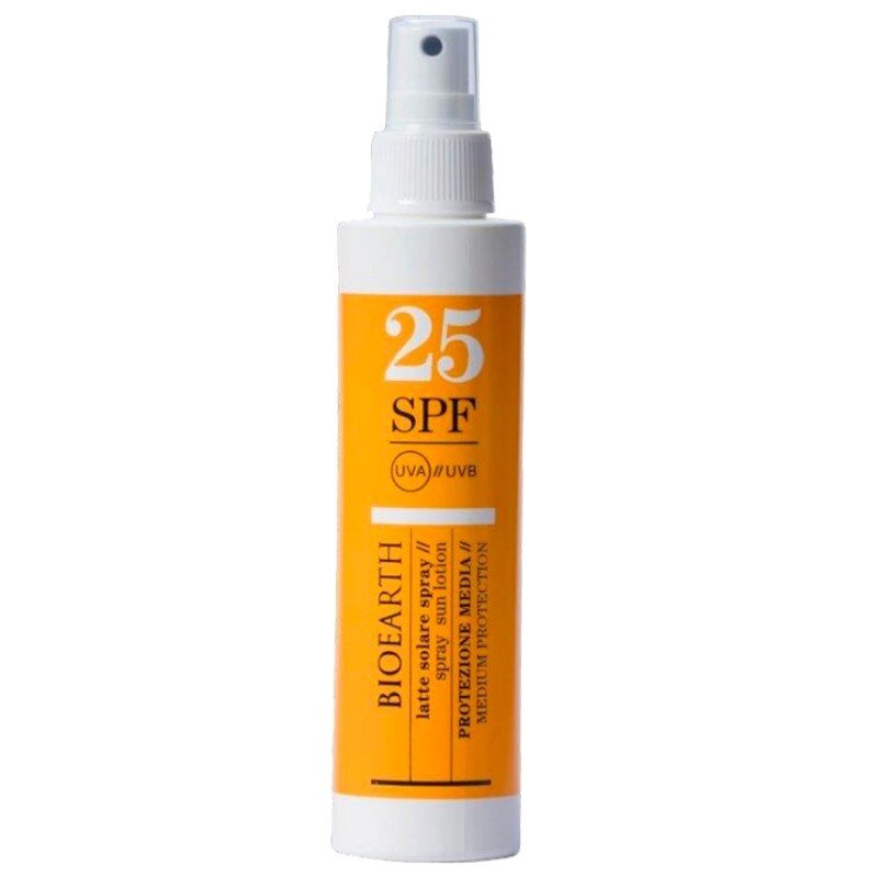 Lait solaire spray SPF 25-Bioearth