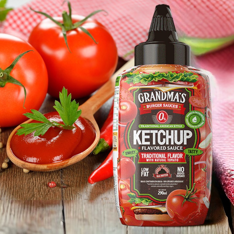 GrandMas Ketchup Traditional-Max Protein