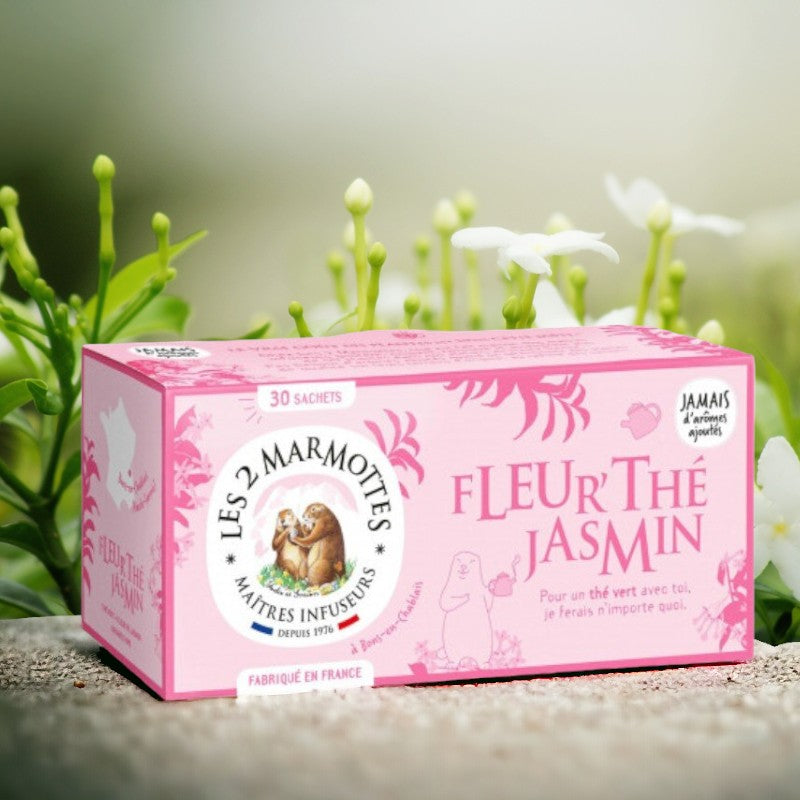 Infusion Fleur Thé Jasmin-Les 2 Marmottes