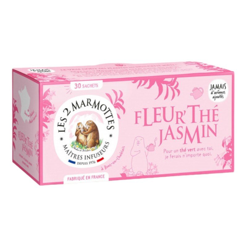 Infusion Fleur Thé Jasmin-Les 2 Marmottes