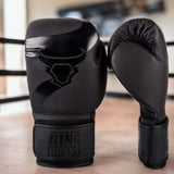 Charger Boxing Gloves Black/Black-Ringhorns