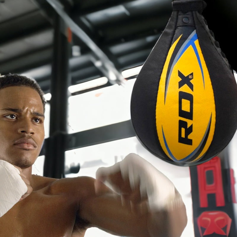 Speed Ball Yellow Leather-Rdx Sports