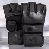 Charger MMA Gloves Black-Ringhorns