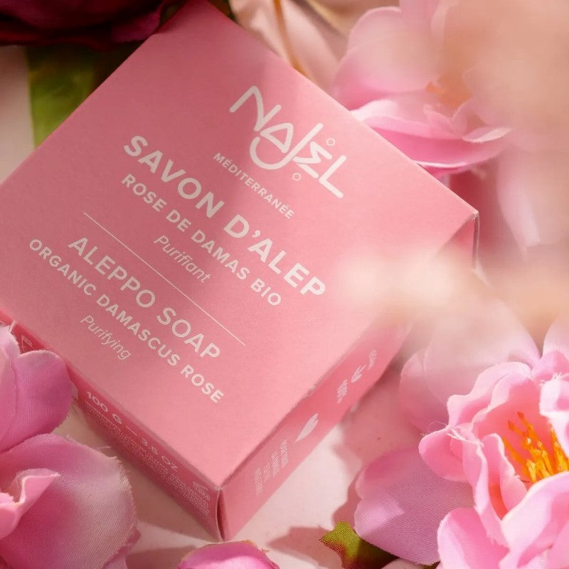 Savon Alep à la Rose de Damas Bio-Najel