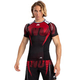 Adrenaline Short Sleeve Rashguard Red-Venum