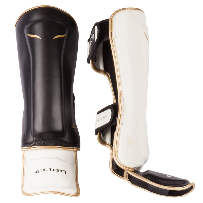 Shinguards Audace Black and White-Elion