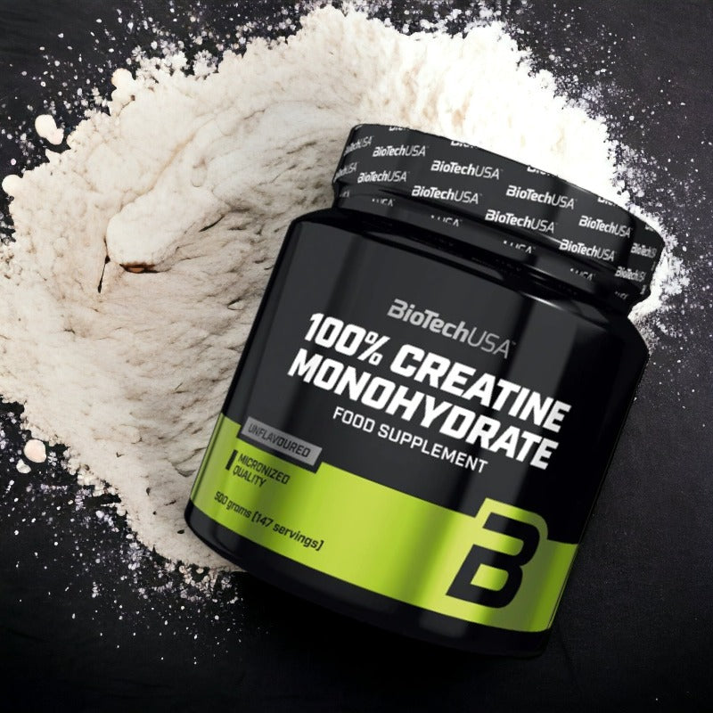 100% Micronized Creatine Monohydrate-Biotech USA