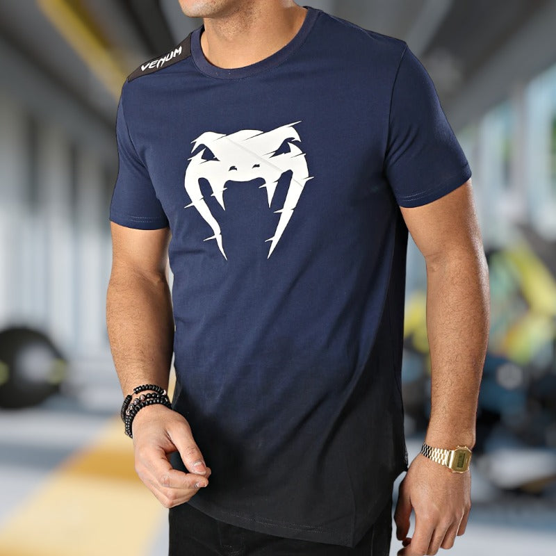 Venum T-Shirt Navy Blue-Venum