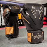 Impact Boxing Gloves Black Bronze-Venum