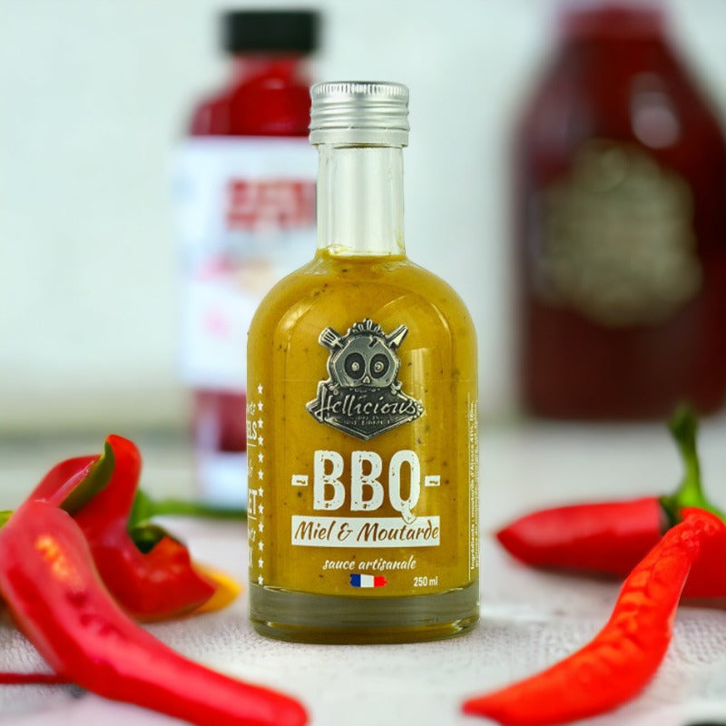 Sauce BBQ Miel et Moutarde-Hellicious