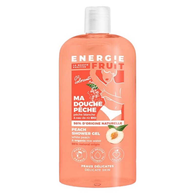 Gel douche pêche-Energie Fruit