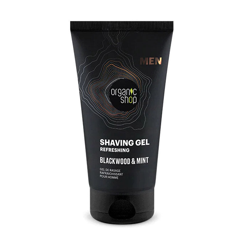 Refreshing Shaving Gel Blackwood & Mint-Organic Shop Men