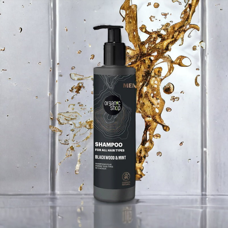 Shampoo for All Hair Types Blackwood & Mint-Organic Shop Men