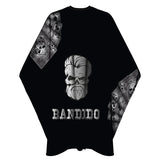 Star Barber Cape Black-Bandido