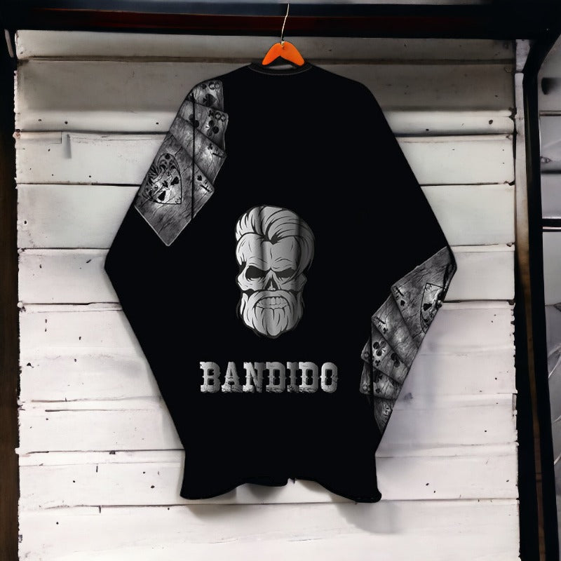 Star Barber Cape Black-Bandido