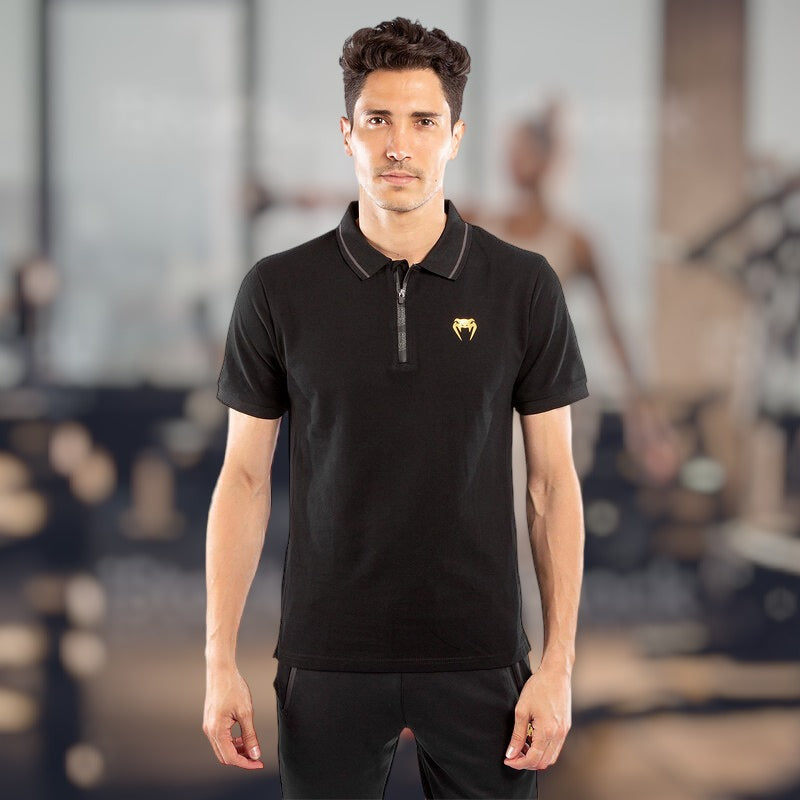 Athletics Polo Black Gold-Venum