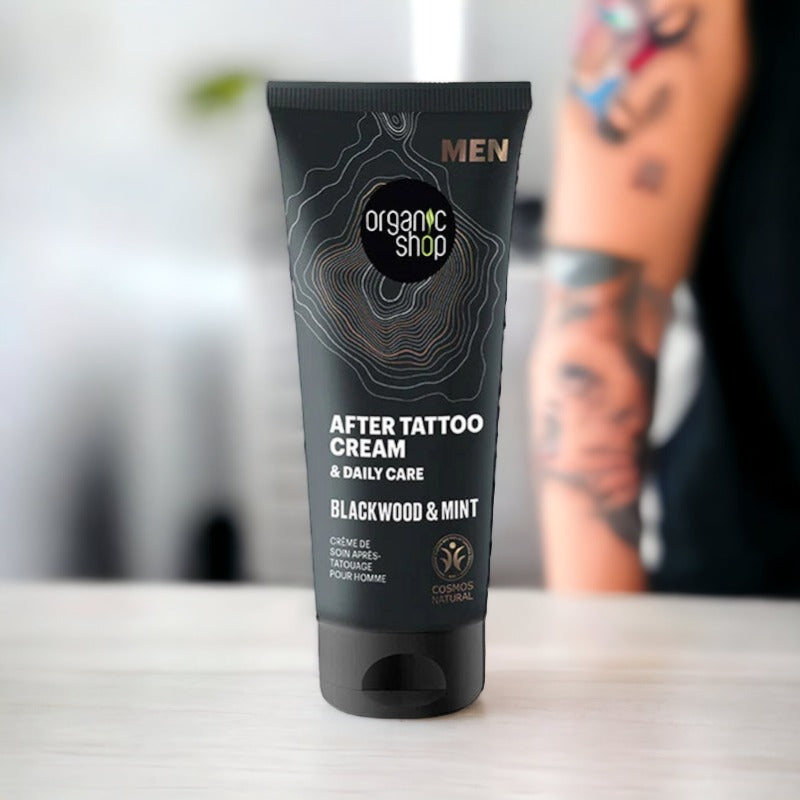 After Tattoo Cream & Daily Care Blackwood & Mint-Organic Shop Men