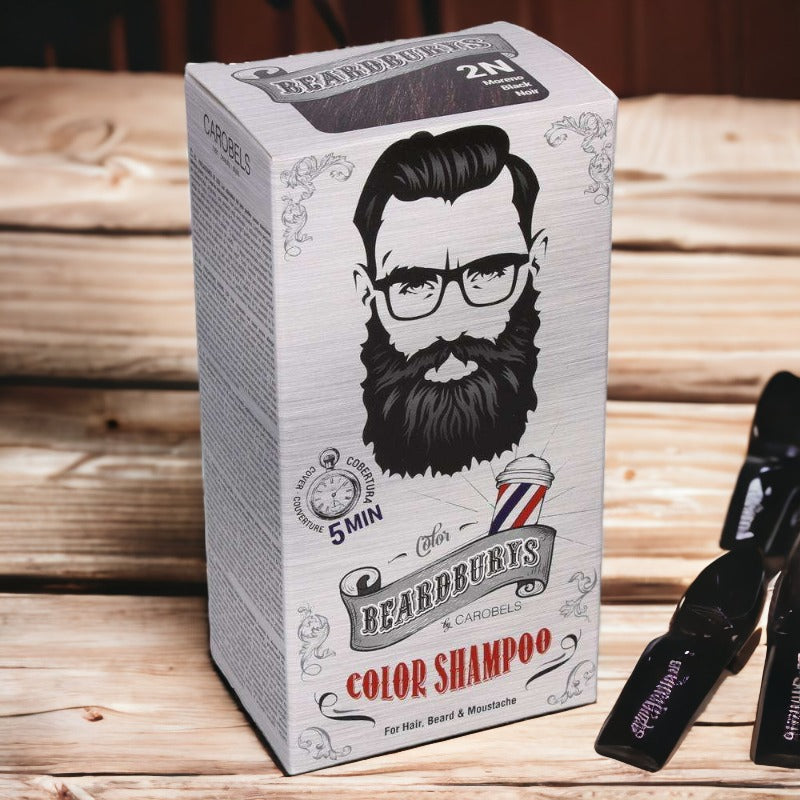 Color Shampoo 2N Black-Beardburys