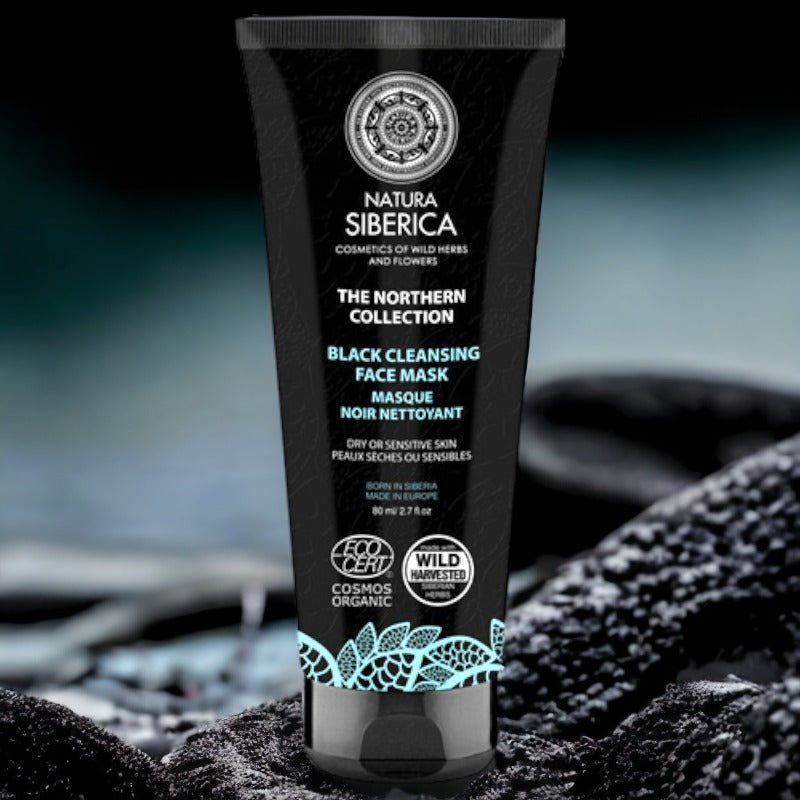 Black Cleasing Face Mask-Natura Siberica