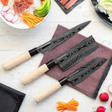 Damas Q Japanese Knife Set-Innovagoods