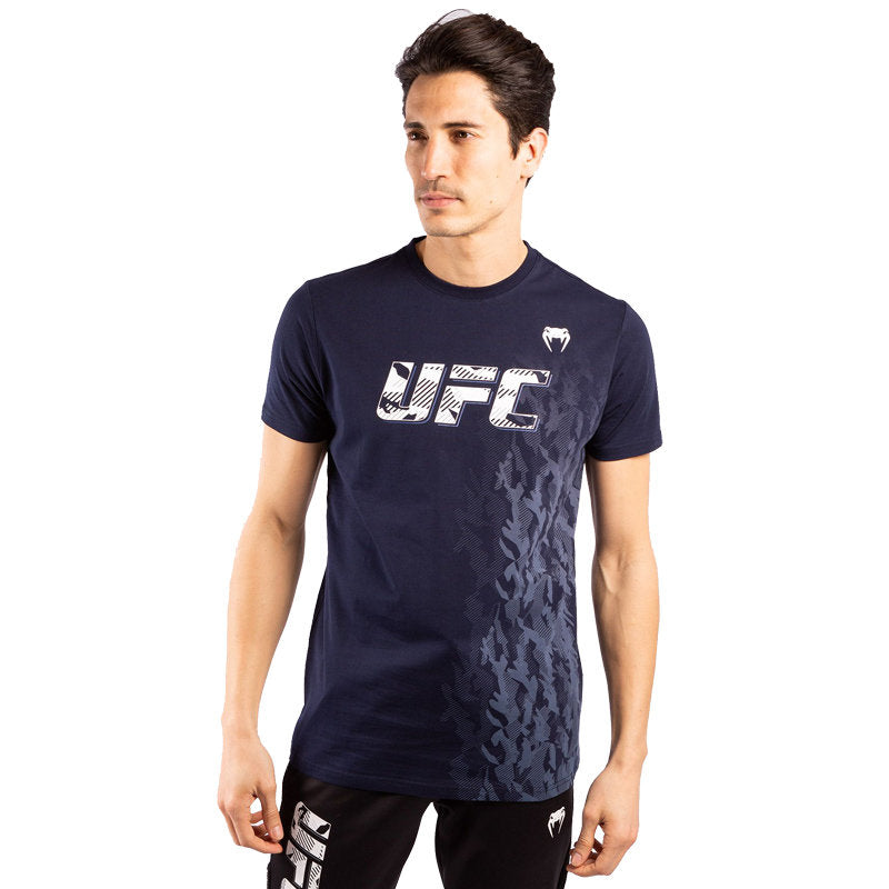 UFC Authentic Fight Week Men Tee Shirt Navy Blue-UFC | Venum