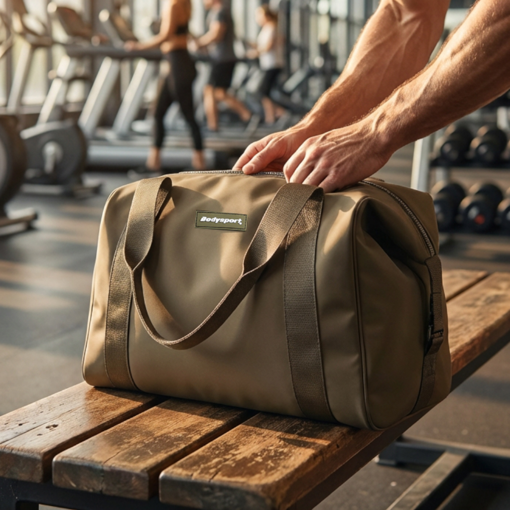 Premium Sporttasche Khaki 