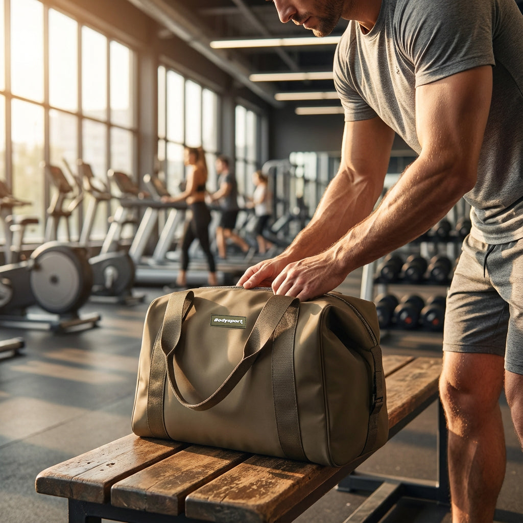 Premium Sporttasche Khaki 