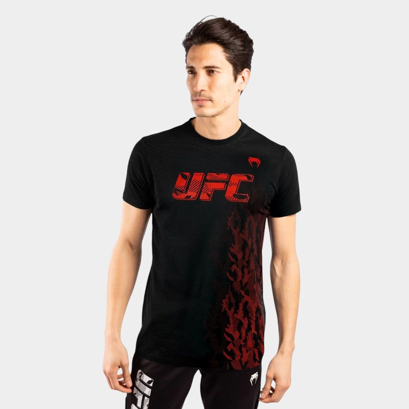 UFC Venum Authentic Fight Week Mens Black Short Sleeve T-shirt